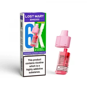 Lost Mary BM6000 - Refill Pod - Strawberry Raspberry Cherry
